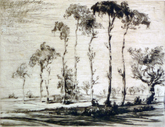 "Trees, St. Guilmilian" - Herbert Raine